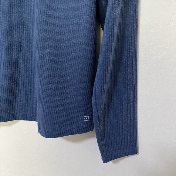 Title Nine Ossa Ribbed Long Sleeve Henley Top Size M Outdoors Gorpcore Women’s - Picture 5 of 8